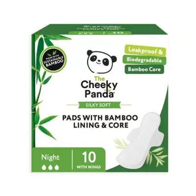Cheeky Panda FSC Pads With Bamboo Lining &amp; Core Night (Pack 10) - SPADS350MM - Thumbnail 2
