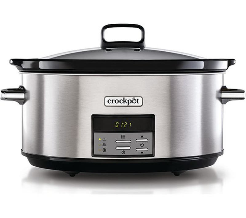 CROCK-POT CSC063 Slow Cooker - Stainless Steel, Stainless Steel - Image 1