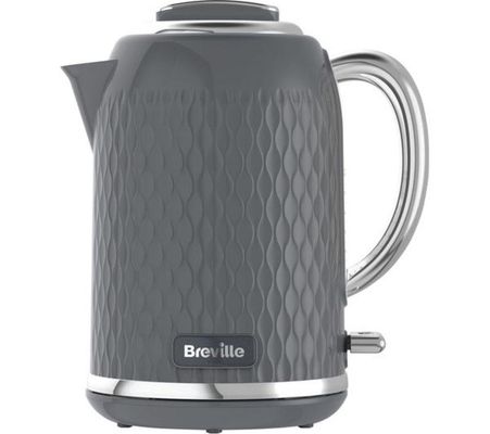 BREVILLE Curve VKT227 Jug Kettle - Grey, Silver/Grey