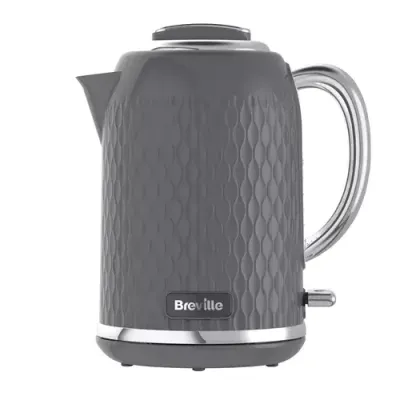 BREVILLE Curve VKT227 Jug Kettle - Grey, Silver/Grey - Thumbnail 2