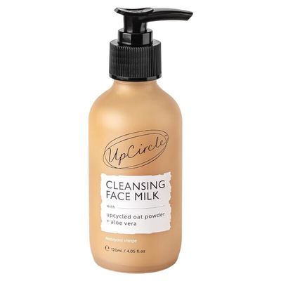 UpCircle Cleansing Face Milk with Aloe Vera + Upcycled Oat Powder 120m