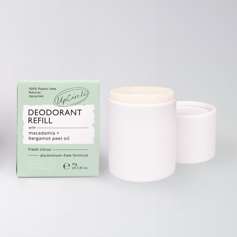 UpCircle Deodorant Refill with Macadamia + Bergamot - 1 refill (No Cas - Image 1