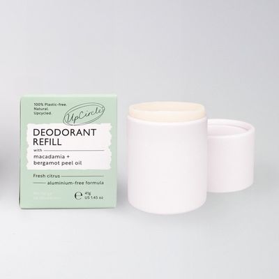 UpCircle Deodorant Refill with Macadamia + Bergamot - 1 refill (No Cas