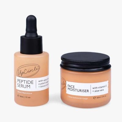 UpCircle Elasticity Boosting Moisturiser Serum Duo in Clear