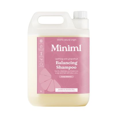 MINIML Balancing Shampoo Uplifting Pink Grapefruit 5l Refill in Clear