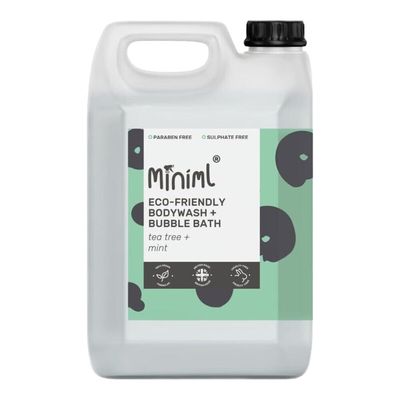 Miniml Bodywash and Bubble Bath Tea Tree/Mint 5 Litre MIN167