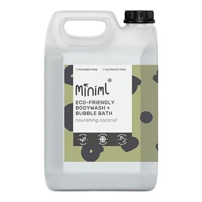 Miniml Bodywash & Bubble Bath Indulgent Coconut 5L Refill