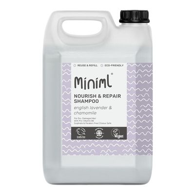 Miniml Nourishing Shampoo for Dry Hair Calming Lavender 5L Refill