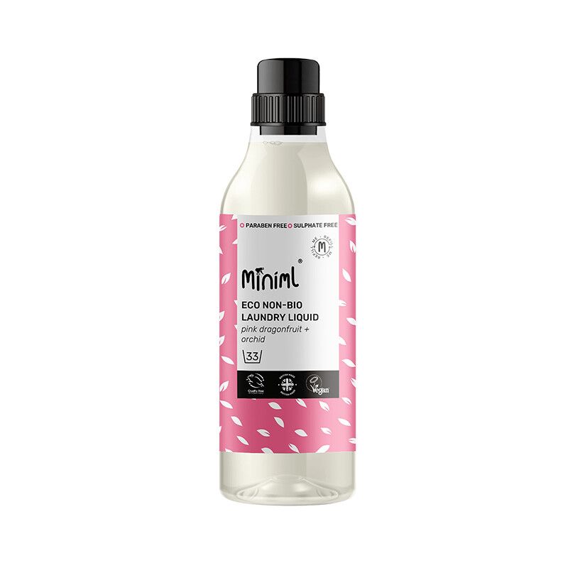 Miniml Laundry Liquid Pink Dragonfruit + Orchid 1L Bottle MIN393 - Image 1