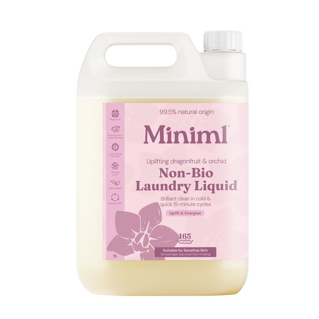 Miniml Laundry Liquid Pink Dragonfruit + Orchid 5L Refill MIN394 - Image 1