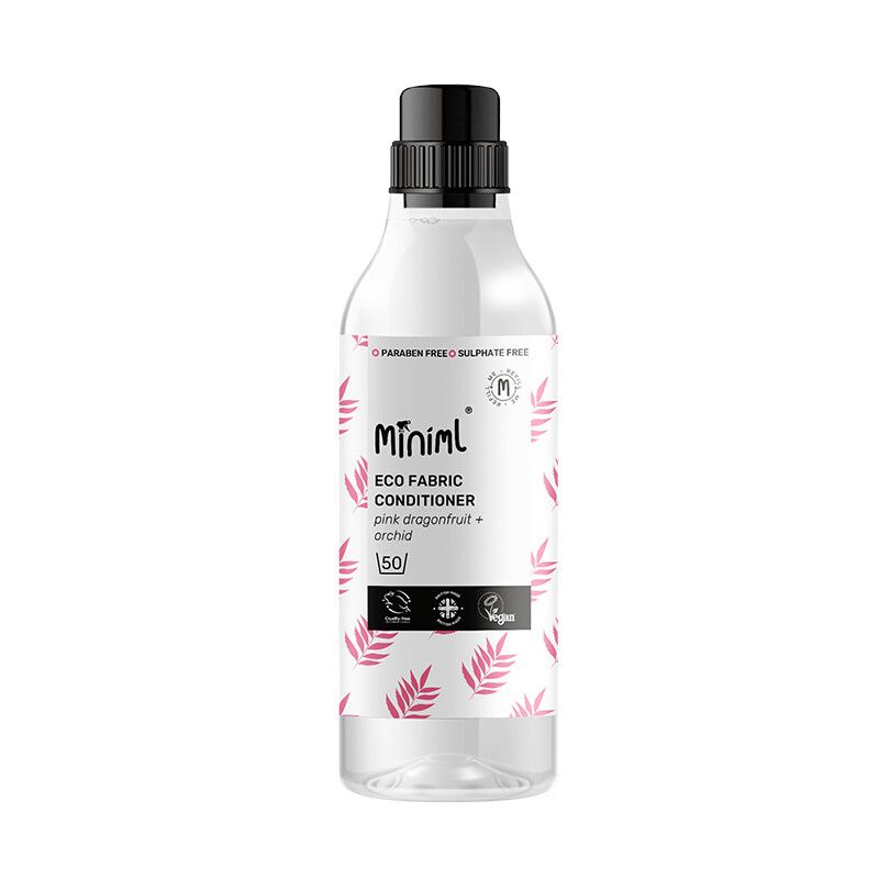 Miniml Fabric Conditioner Pink Dragonfruit + Orchid 1L Bottle MIN395 - Image 1