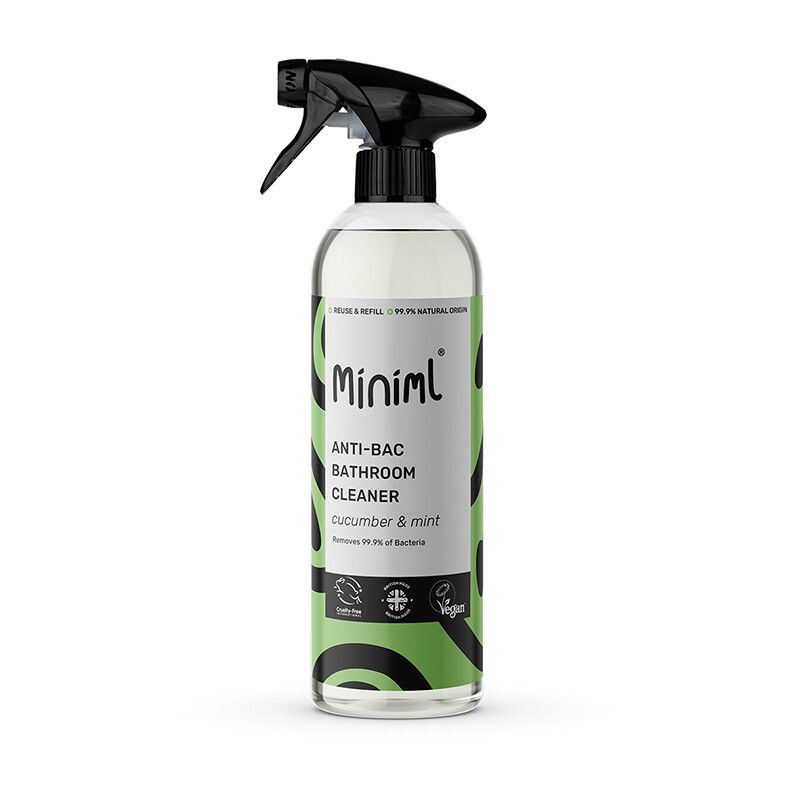 Miniml Bathroom Cleaner Cucumber + Mint 750ml Bottle MIN404 - Image 1