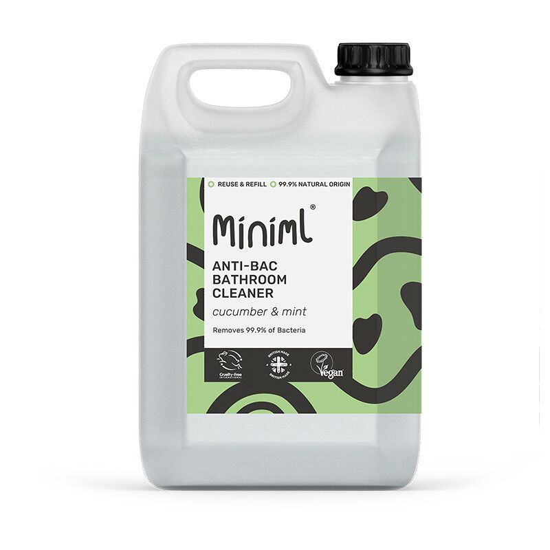 Miniml Bathroom Cleaner Cucumber + Mint 5L Refill MIN405 - Image 1