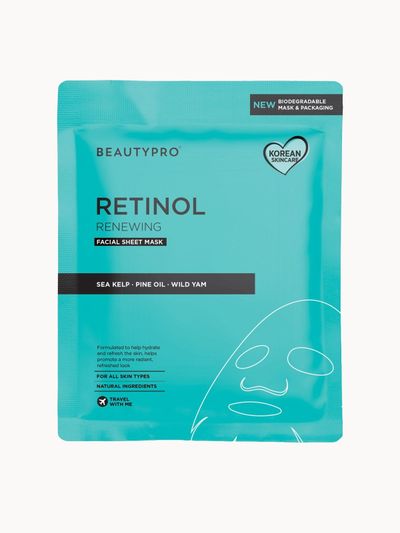 BEAUTYPRO RETINOL Anti-Ageing Face Sheet Mask 22ml