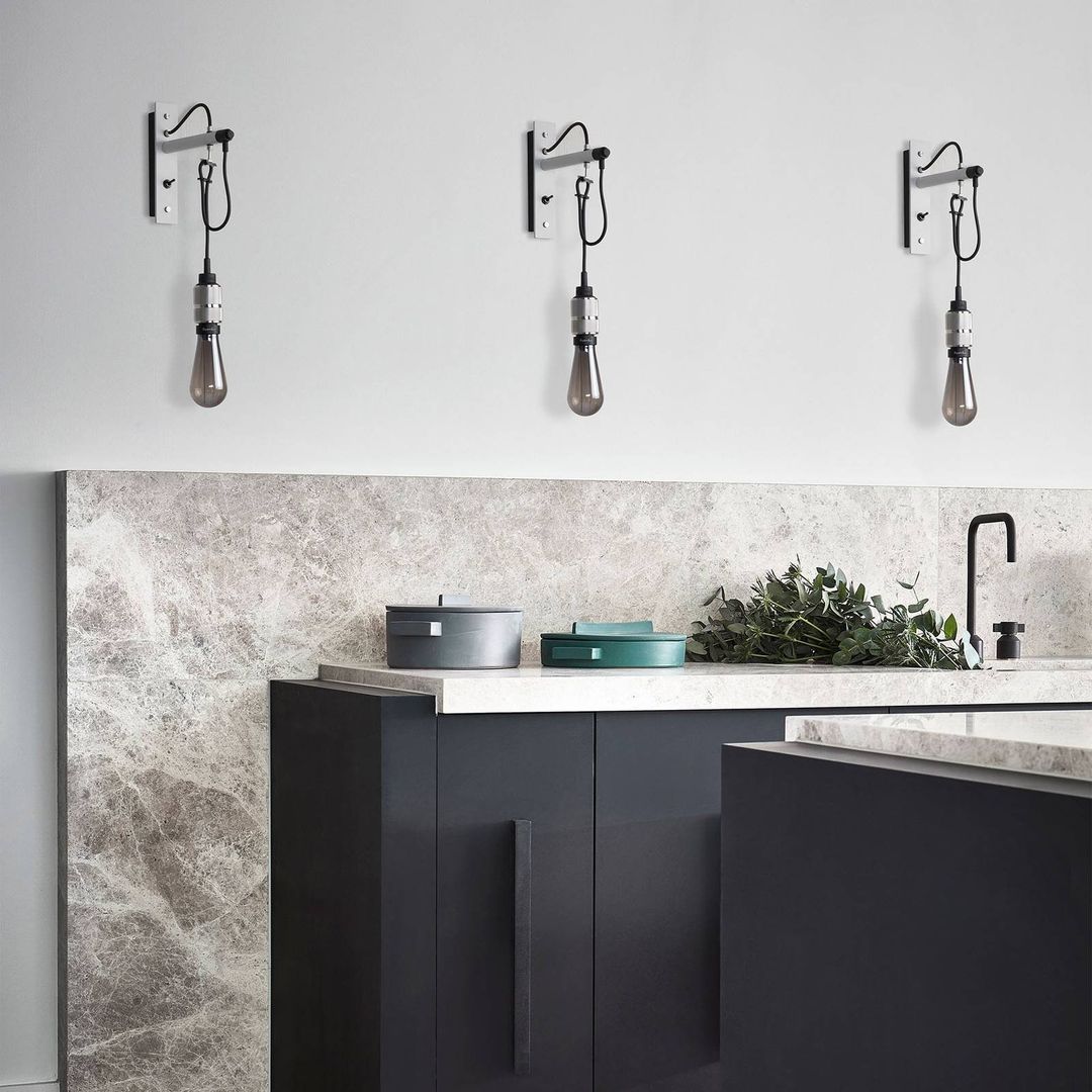 Buster + Punch RHW-23331 Hooked Wall Light Stone - Steel - Image 1