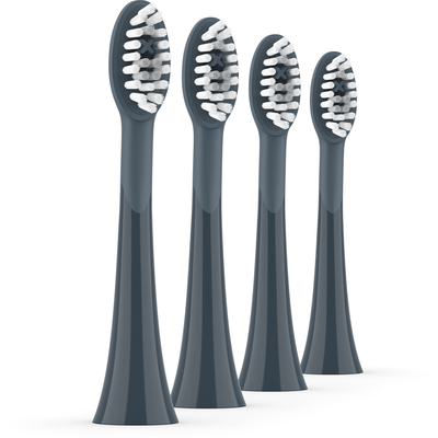 ORDO Sonic Replacement Toothbrush Heads - Pack of 4, Charcoal Grey - Thumbnail 2