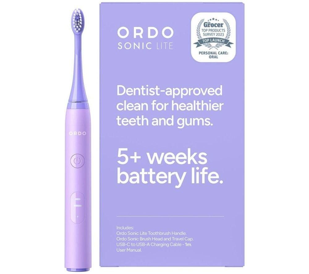 ORDO Sonic Lite Electric Toothbrush - Lavender, Purple - Image 1