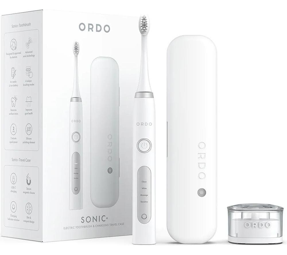 Ordo Sonic+ Electric Toothbrush & Travel Case White - Image 1