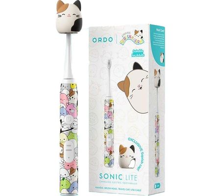 ORDO Sonic Lite Kids Electric Toothbrush - Squishmallows Cam & Squad, White