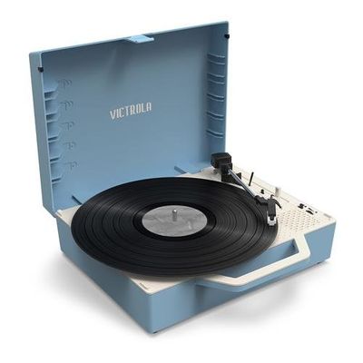 Victrola Re-Spin Belt-drive audio turntable Blue - Thumbnail 1