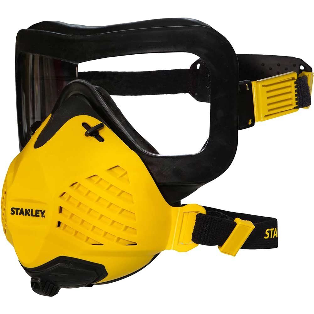 Stanley P3 RD All-In-One Visor Dust Mask Respirator with Face-Fit-Check® with P3 Fitted Filters - Image 1