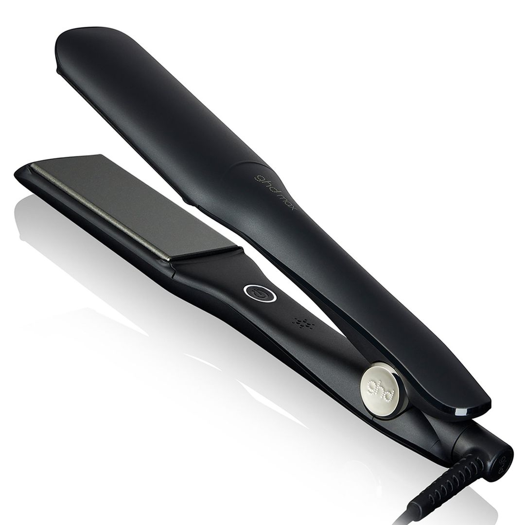 ghd Max Wide Plate Hair Straightener - Black - Image 1
