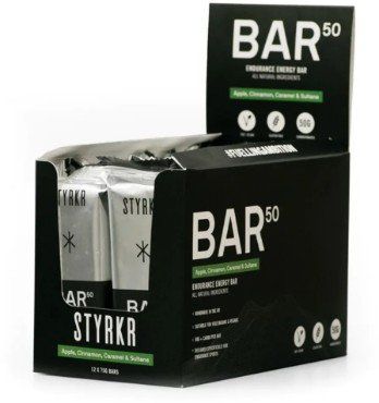 Styrkr BAR50 Energy Bars - Apple Cinnamon & Caramel