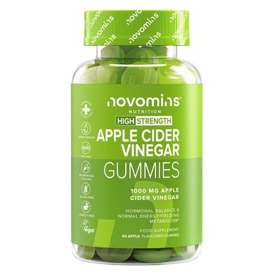 Novomins Apple Cider Vinegar Gummies in Green