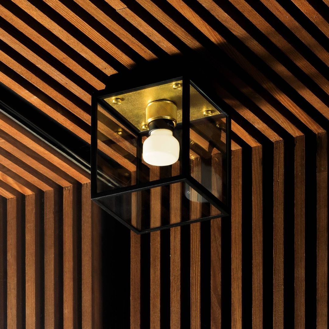 Buster + Punch RCA-14679 Caged Wet- Ceiling - Small Light Brass - Image 1