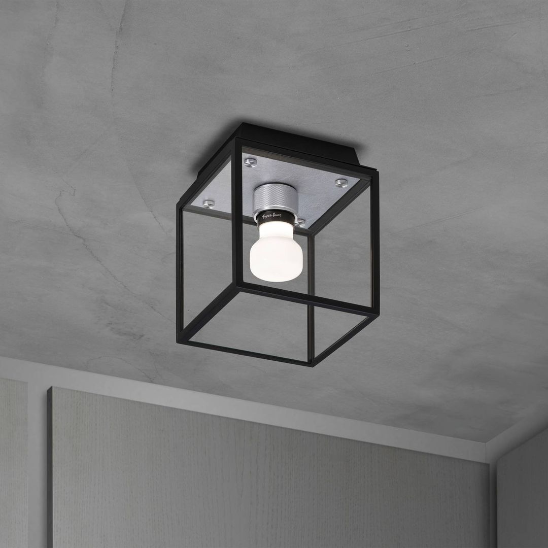 Buster + Punch RCA-02680 Caged Wet- Ceiling - Small Light Steel - Image 1