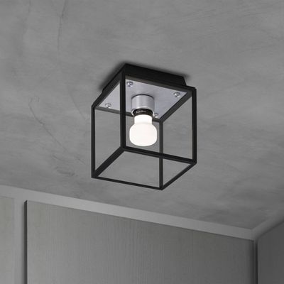 Buster + Punch RCA-02680 Caged Wet- Ceiling - Small Light Steel