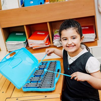 A-Star 25 Note Chromatic Glockenspiel - Blue