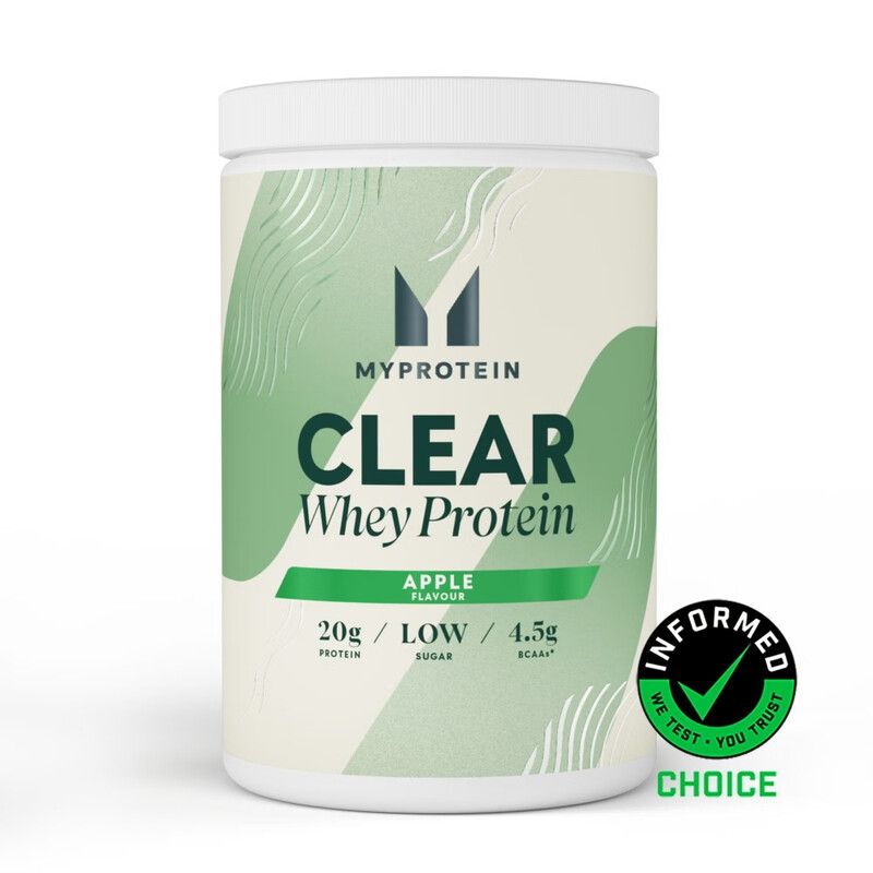 Clear Whey Protein Powder - 500g - 20servings - Apple - Image 1