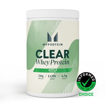 Clear Whey Protein Powder - 500g - 20servings - Apple