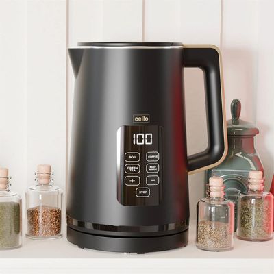 CELLO KE185 Electric Jug Kettle - Ash Black, Black