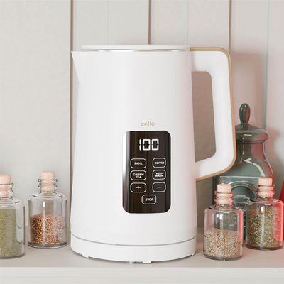 CELLO KE185 Electric Jug Kettle - Pebble White, White