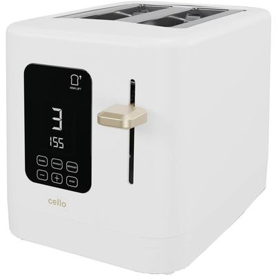 CELLO TR185-WH 2-Slice Toaster - White, White