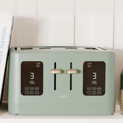CELLO TR186-GR 4-Slice Toaster - Green, Green
