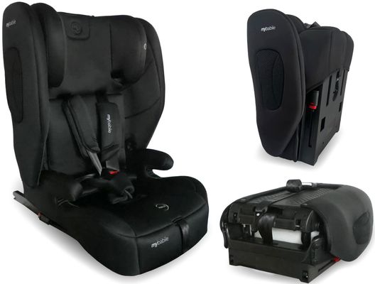 My Babiie MBCS80 Foldable Toddler to Booster R129 Car Seat with ISOFIX - Black