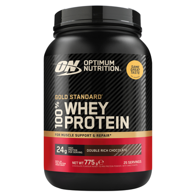 100% Whey Protein Double Chocolate - Gold Standard 775g