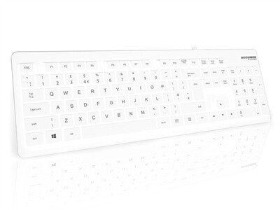 Accuratus Accumed Value keyboard Medical USB QWERTY UK International White - Image 1