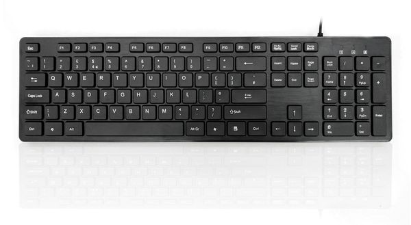 Accuratus 276R V4 keyboard Universal USB QWERTY English Black - Thumbnail 2