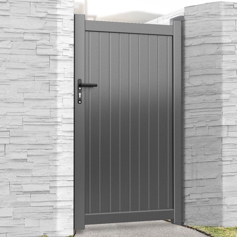 Devon Premium Metal Side Gate - Grey - Image 1
