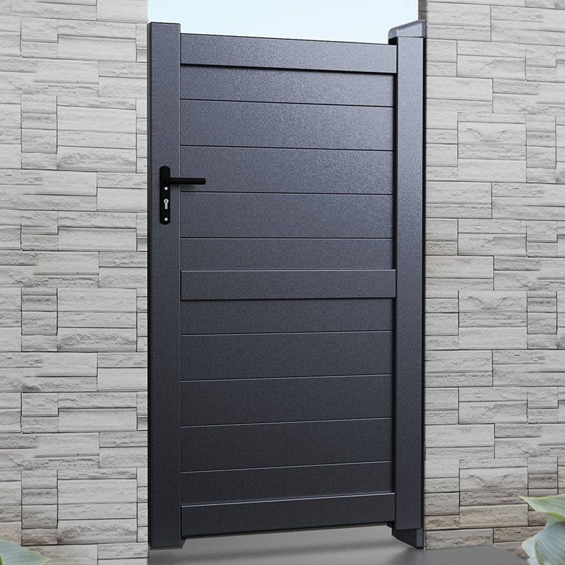 Exeter Premium Metal Side Gate - Grey - Image 1