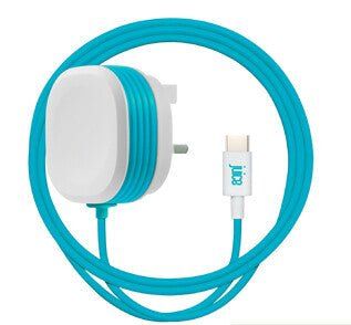 Juice JUI-MAINS-TYPEC-2.4A-ECO Smartphone. Tablet Blue. White AC Indoo