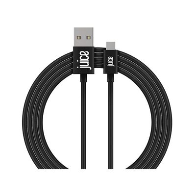 Juice JUI-CABLE-TYPEC-2M-RND-ECO-BLK USB cable USB 2.0 USB A USB C Black