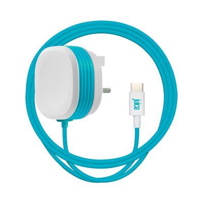 Juice JUI-MAINS-TYPEC-2.4A-ECO Smartphone, Tablet Blue, White AC Indoor