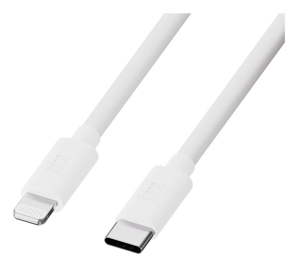 Juice JUI-CABLE-LIGHT-TYPEC-1M-RND-ECO-WHT-BUL lightning cable White - Image 1