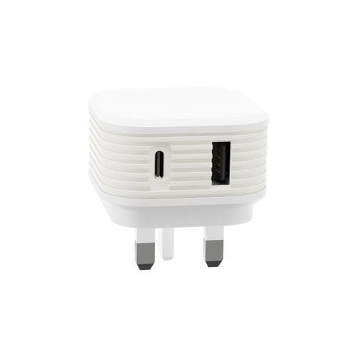 Juice JUI-MAINS-PD-PLUG-USBA/C-30W-ECO-WHT Universal White AC Indoor - Image 1