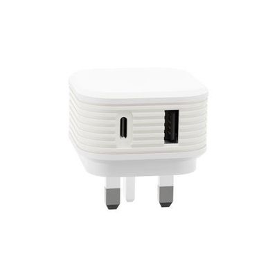 Juice JUI-MAINS-PD-PLUG-USBA/C-30W-ECO-WHT Universal White AC Indoor